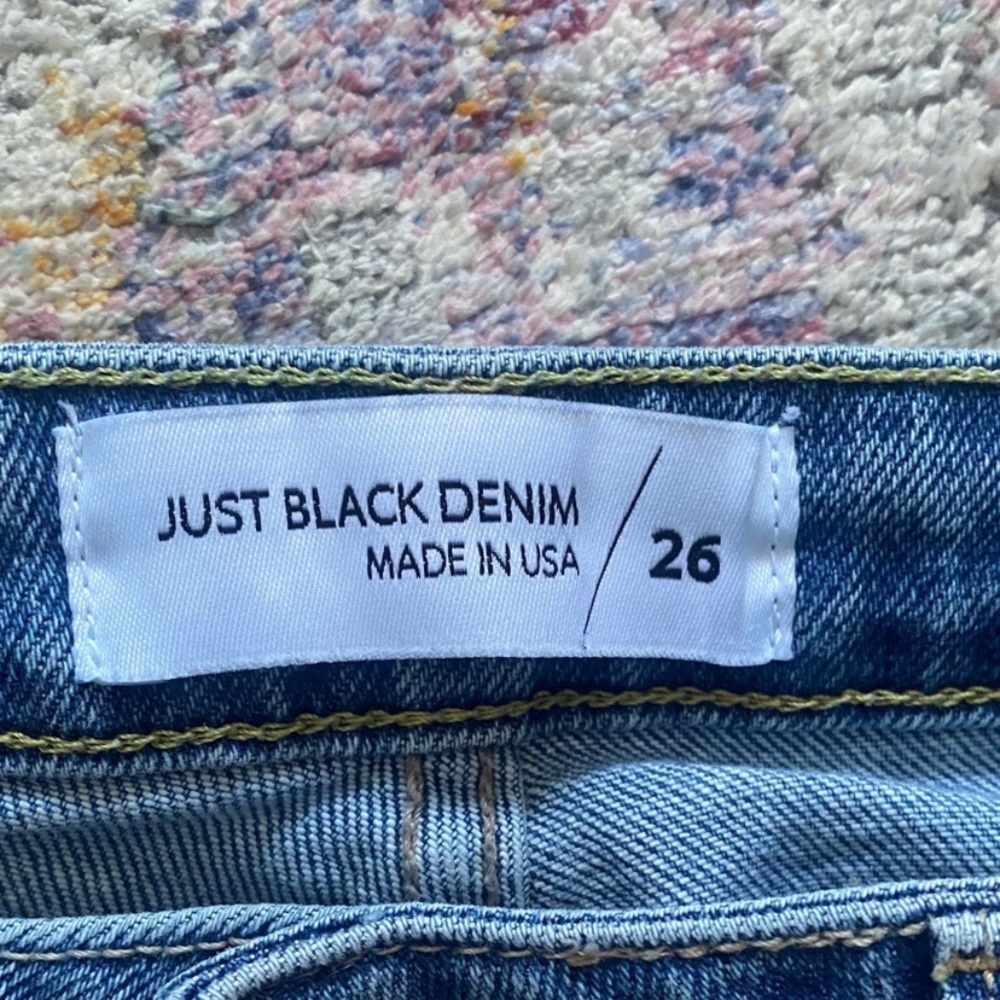 Just Black Denim Made in the USA Straight Leg Jeans - Picture 3 of 5